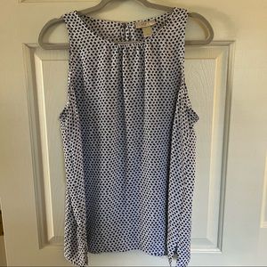 LOFT Outlet Floral Sleeveless Blouse